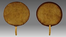 Kelyaut (frame drum), Wood, walrus ivory, seal or whale peritoneum, Native American (Inuit, Eskimauan or Eskimo)